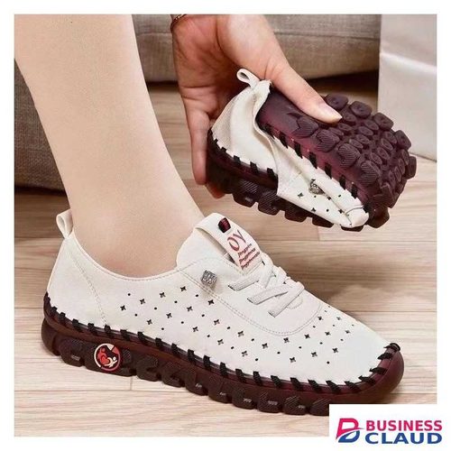 Ladies Sneaker Shoes - White