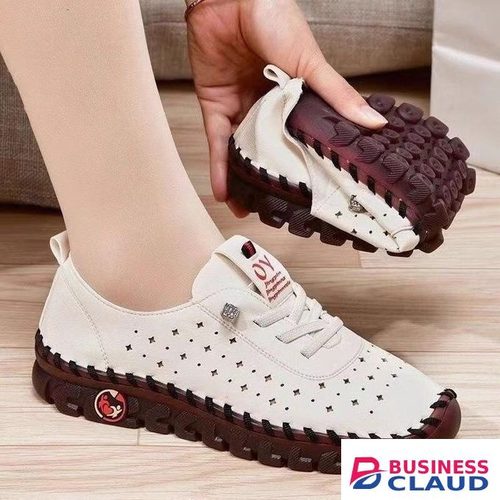 Ladies Sneaker Shoes - White