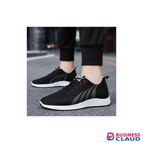 Mens Sneakers Outdoor Hiking Sports Breathable Shoes Black