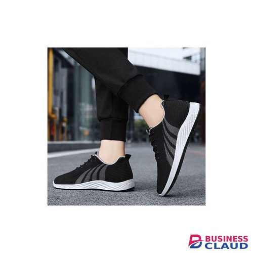 Mens Sneakers Outdoor Hiking Sports Breathable Shoes Black