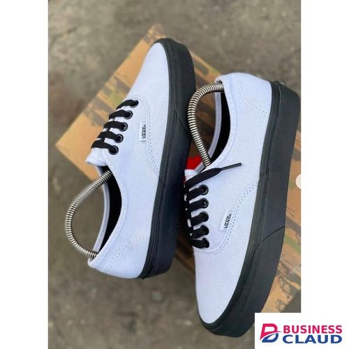 Canvas white black sole authentic rubber shoes