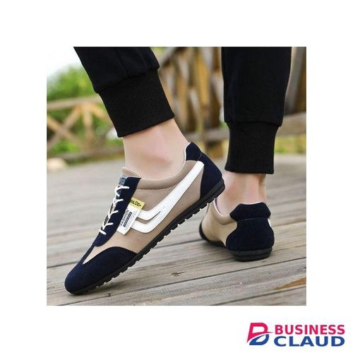 AIDAILU Men's Shoes Outdoor Comfortable Fashion Board Shoes - Brown