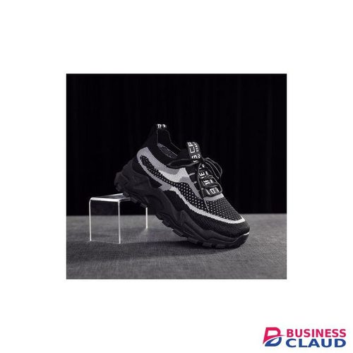 Ladies Classic Sports Casual Shoes Sneakers Breathable Antiskid gym Sports Walking Outdoor-Black