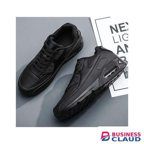 Banagat Men's Comfortable Casual Gentle Sneakers Sport Running Lace Up Shoes Black