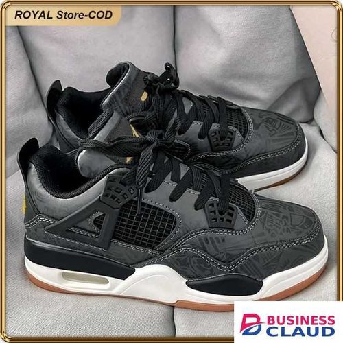 High Quality ASHION KQ High-Quality Leather Sports Shoes Lightweight PU Sole & Mesh Sneakers - Black in 1-quality-watch-leather-wallet-leather-belt-key-holder-perfume-and-pen-brown