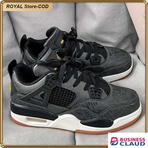 High Quality ASHION KQ High-Quality Leather Sports Shoes Lightweight PU Sole & Mesh Sneakers - Black in 1-quality-watch-leather-wallet-leather-belt-key-holder-perfume-and-pen-brown