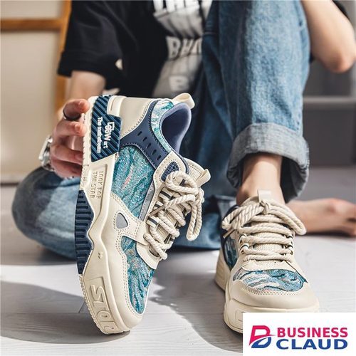 New Young Fashion Trendy Board Shoes - Blue