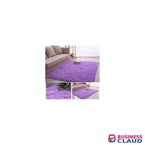 7 By 10 Luxurious Soft Fluffy Carpet-Purple