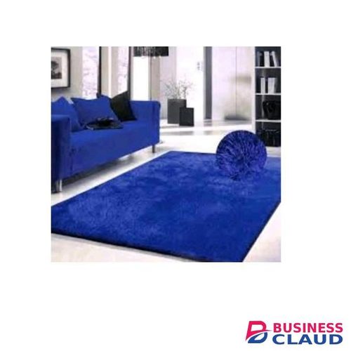 7By10 Soft Blue Soft Fluffy Carpets Non-slip Rugs Floor Mat