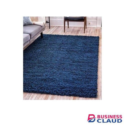 JIBAO Soft Fluffy Carpet -navy Blue