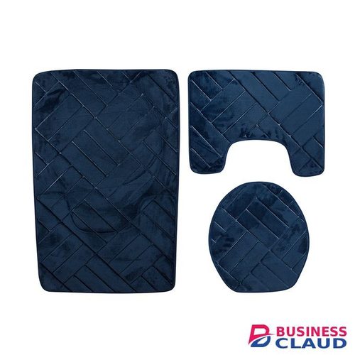 Aworky Limited Toilet Set Velvet Dark Blue