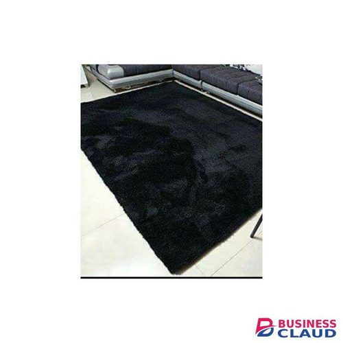 5By8 Soft black Fluffy Carpets Non-slip Rugs Floor Mat