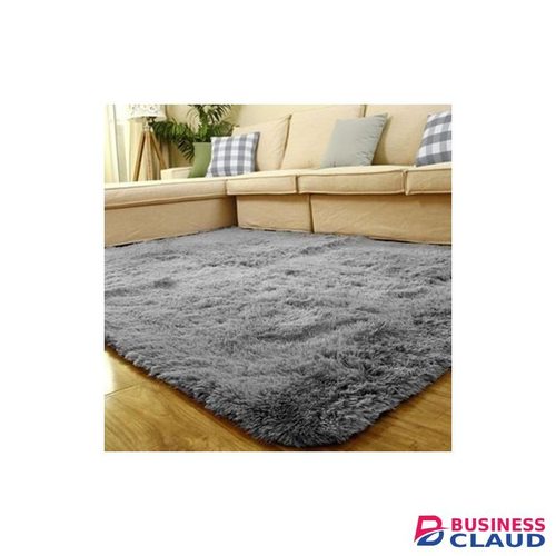 7 By 10 Luxurious Soft Fluffy Carpet - Area Warm Rugs - Grey