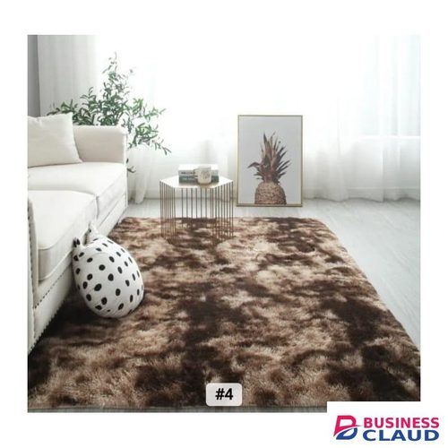 7 By 8 Soft Fluffy Carpets - BROWN PATCHED