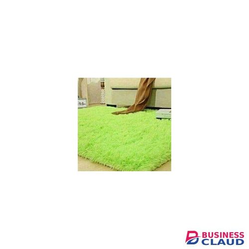 7 By 10 Luxurious Soft Fluffy Carpet-Green