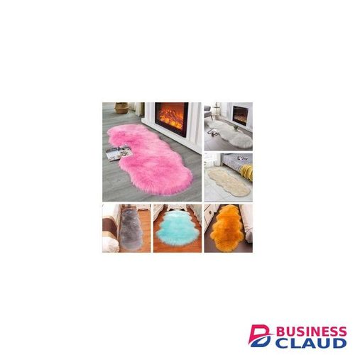 Quality Chiwawa Bed Side Carpet Door Mat Warm Soft Flushy-PINK