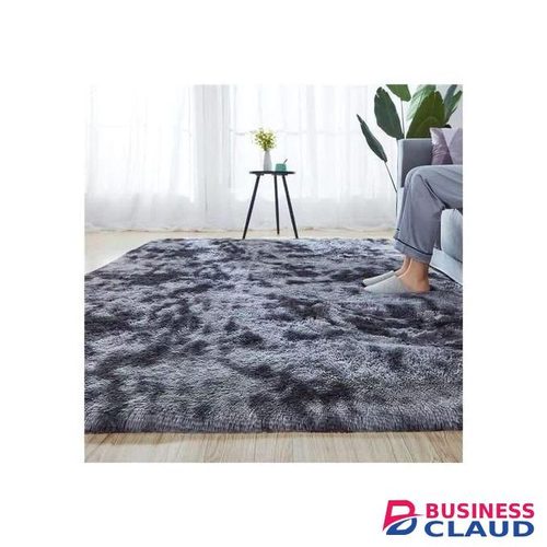 Genelec 5 By 8 Soft Grey Patched Fluffy Carpets