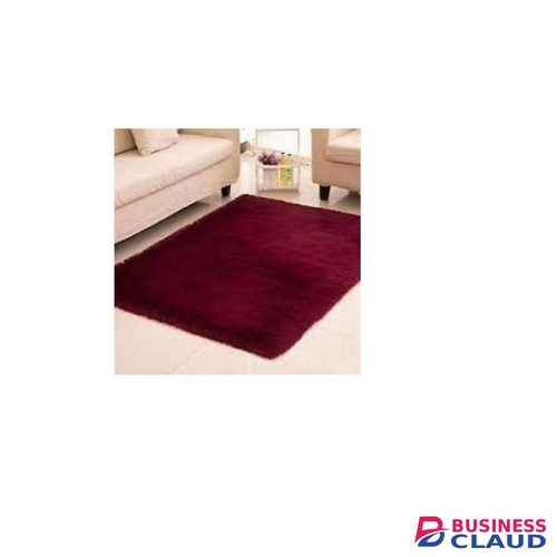 JIBAO 7by10 Fluffy Carpet - Maroon