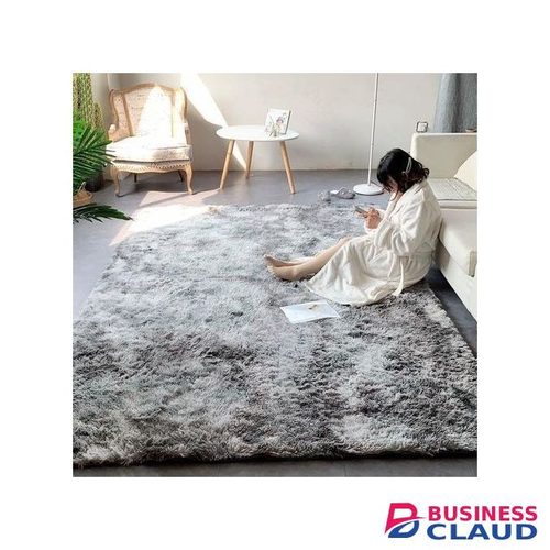 Fluffy Carpets-Grey Patched,High Quality