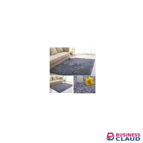 7 By 8 Soft Fluffy Carpets - Anti Slip Room Rugs Grey