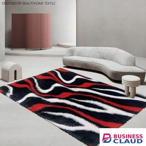 SUPER 5 By 8 Soft Fluffy Patches Carpets Non-slip Rugs Floor Mat