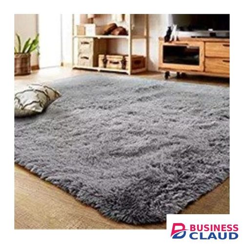 5*8 Home Decor Fluffy Carpets- Grey