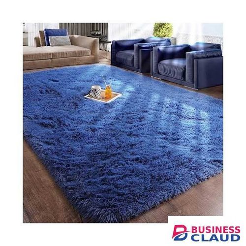 Soft Flutty Blue Carpet Size 5*8