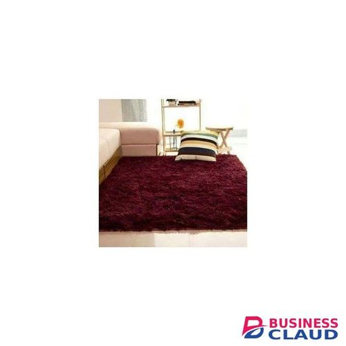 Soft Fluffy Carpets Area Non-slip Rugs Floor Mat - Maroon