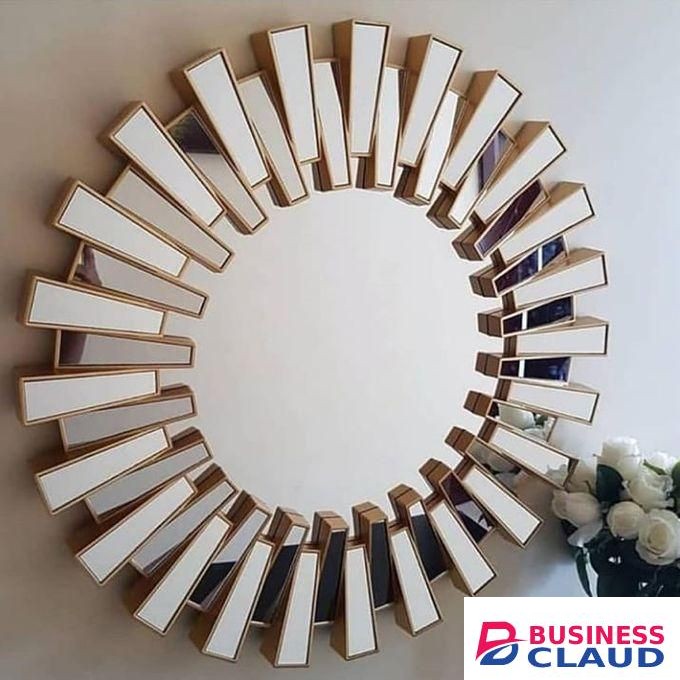 Flat Decor Mirror-GOLD