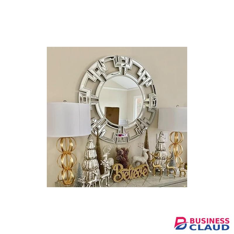 Luxurious Round Wall Decorative Mirror