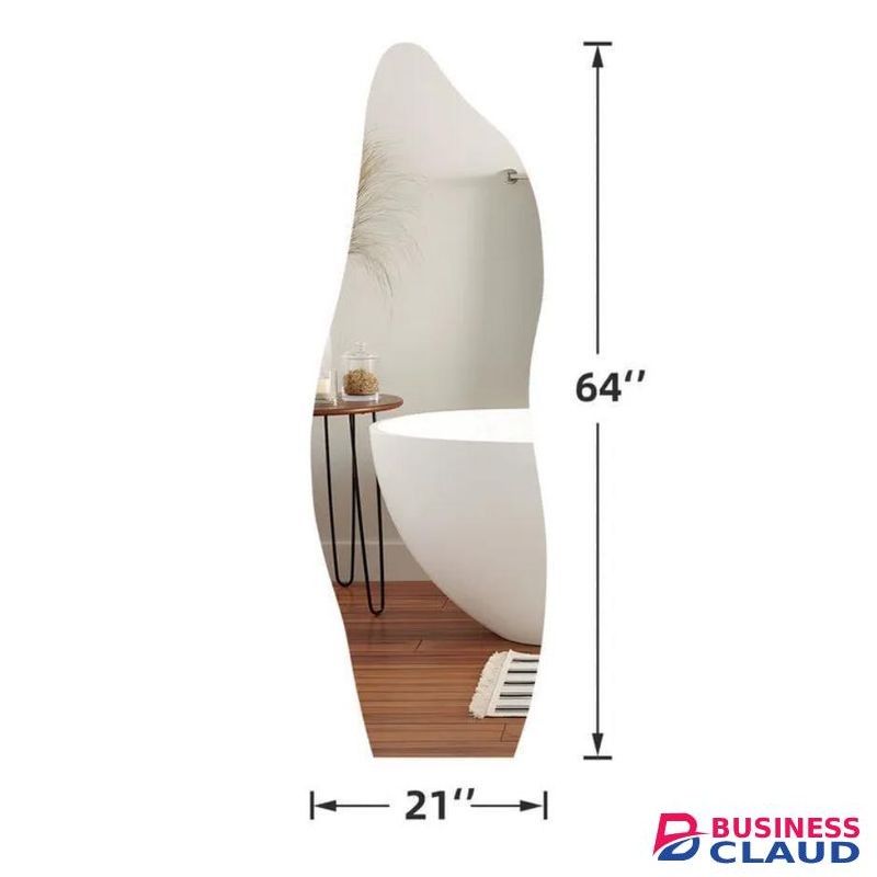 Asymmetrical Acrylic sticker Mirror Dimensions:150cm*40cm