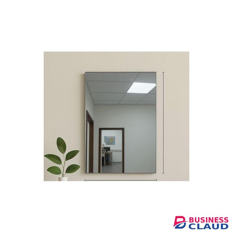 Square Peel and stick unbreakable mirror