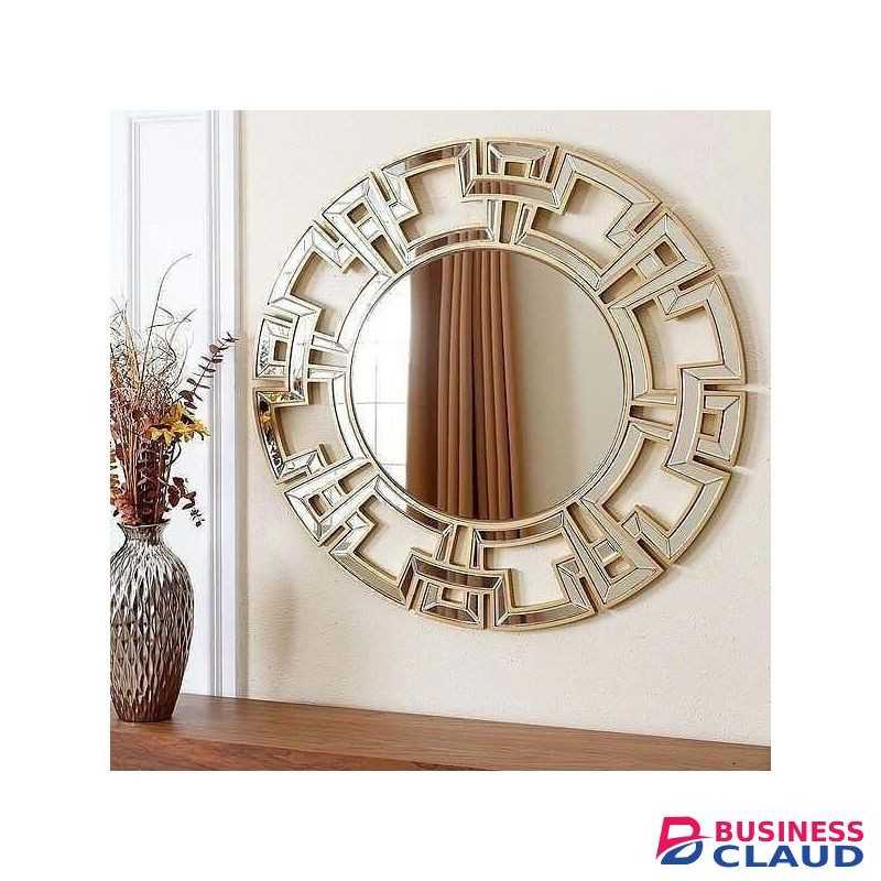 Versace Themed Decor Mirror - Gold