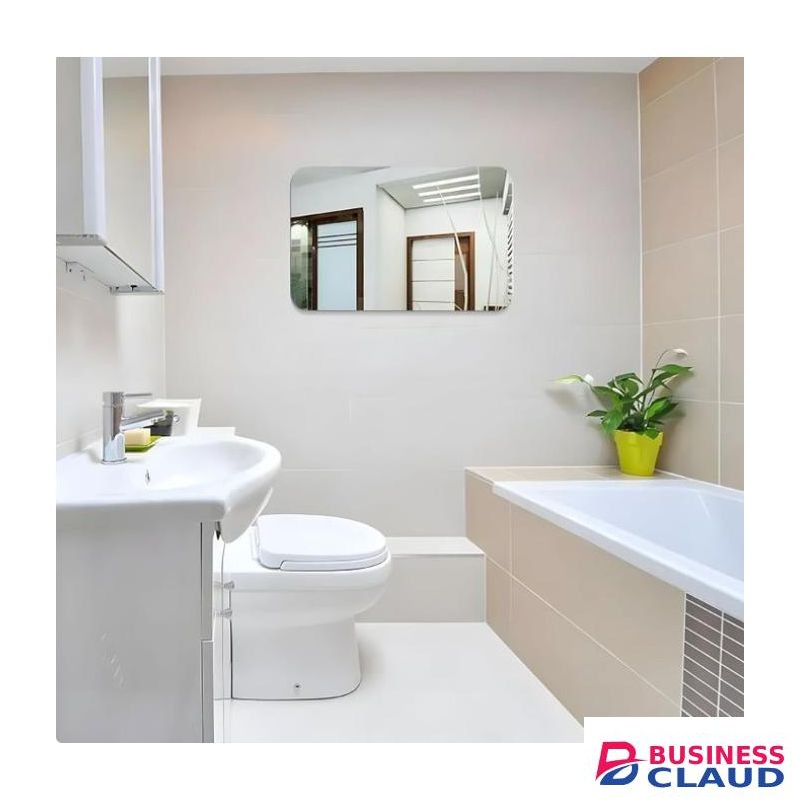 Self Adhesive square Mirror Sticker Easy Peel & Stick Wall Mirror
