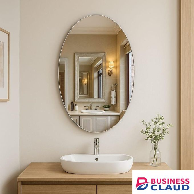 Frameless Peel & Stick Unbreakable Wall Mirror