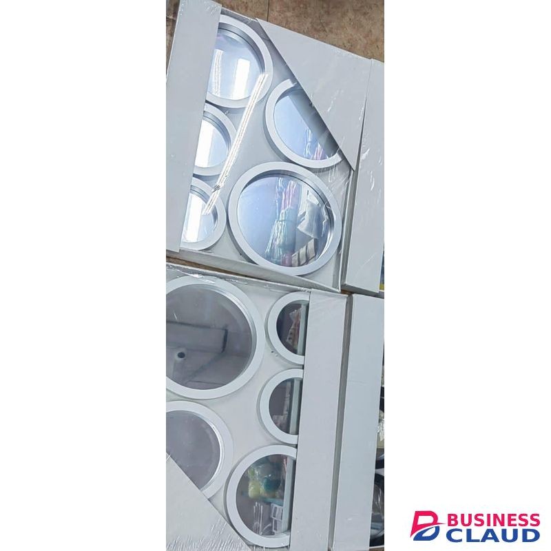 5in 1 decor mirrors available in white ,silver and gold.