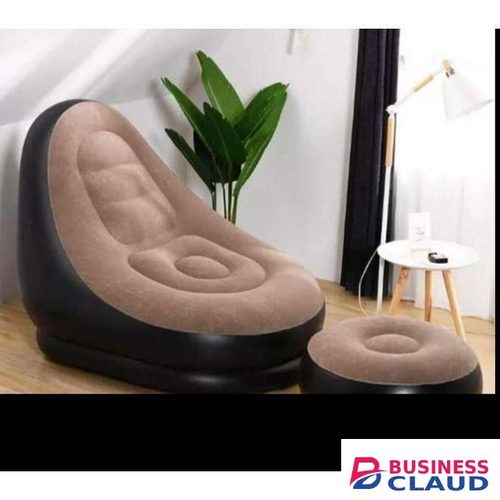 Compact Design Inflatable Seat and Foot Rest with Pump for Travel/ for Camping