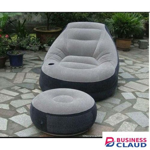 Intex Inflatable Seat With Footrest + Manual Pump