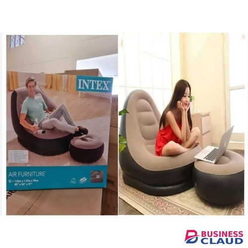 Compact Design Inflatable Foot Rest with Pump for Travel/ for Camping