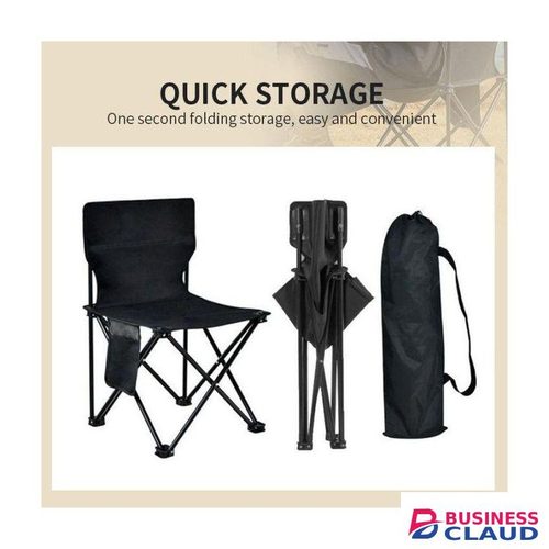 Foldable Metallic Frame Waterproof Canvas Camping Chair – Portable Outdoor Folding Seat for Travel, Hiking, Fishing & Picnics – Heavy-Duty, Comfortable & Lightweight with Armrest Support