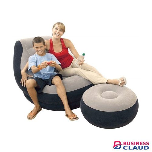 Intex SYTLISH INFLATABLE SEAT WITH A FOOT REST AND A PUMP