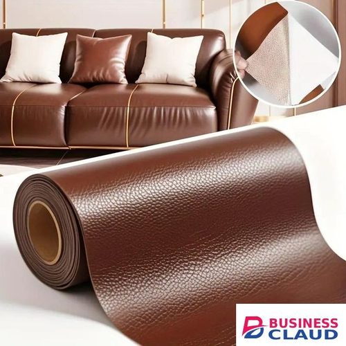 Self-adhesive faux leather repair patches for quick repairs on sofas, car seats and furniture (200*137 cm)
