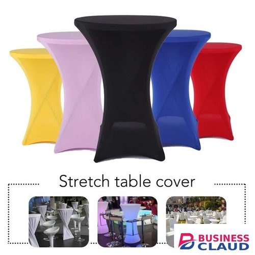 High Stretch Round Tablecloth Cocktail Spandex Table Cloth