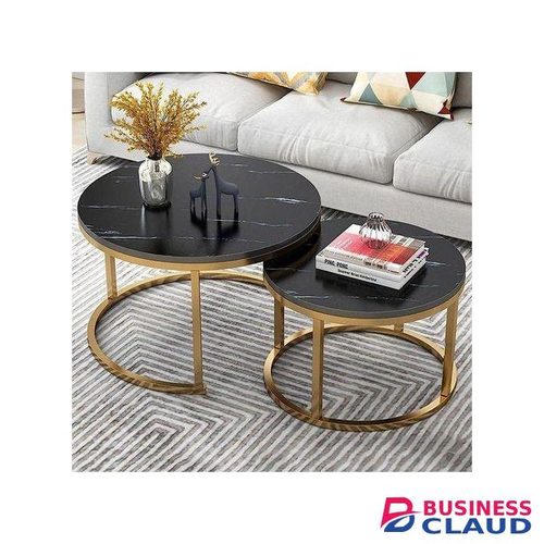 Modern Share this product MDF Marble effect Nesting Tables