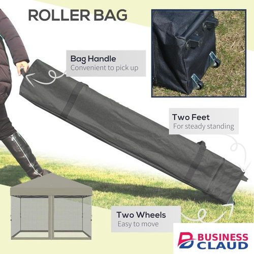 Share this product Roller Carry Bag For Canopy/Gazebo Tents With Wheels - Perfect for 3 by 3 mtrs,2 by 3 mtrs,2 by 2 mtrs Sizes