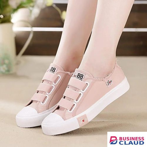 Casual Ladies Sneakers Breathable Canvas