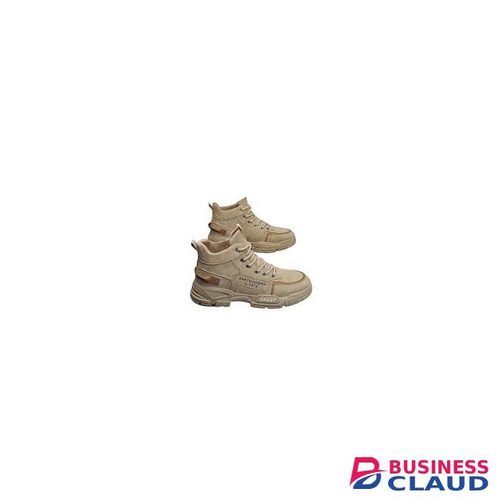 Mens Casual High-Top Shoes Running Sneakers Beige-EU 41