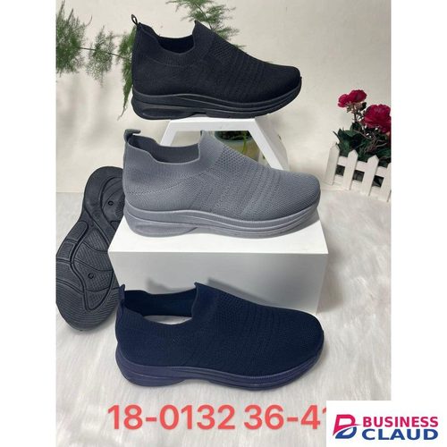Ladies Fancy Sneakers-Navy