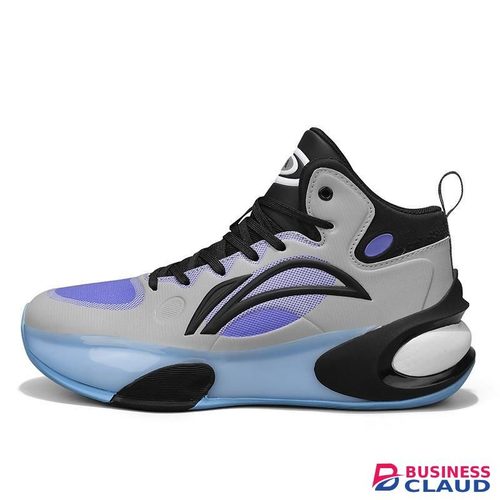 Men's High-Top Sneakers -Purple Top