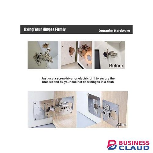 2Pcs Cabinet Hinge Repair Plate With Mounting Screws For Cabinet Furniture Drawer Window Stainless Steel Plate Repair
